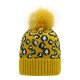 New Winter Knitted Hat Wholesale Korean Version Of Leopard Print Woolen Hat