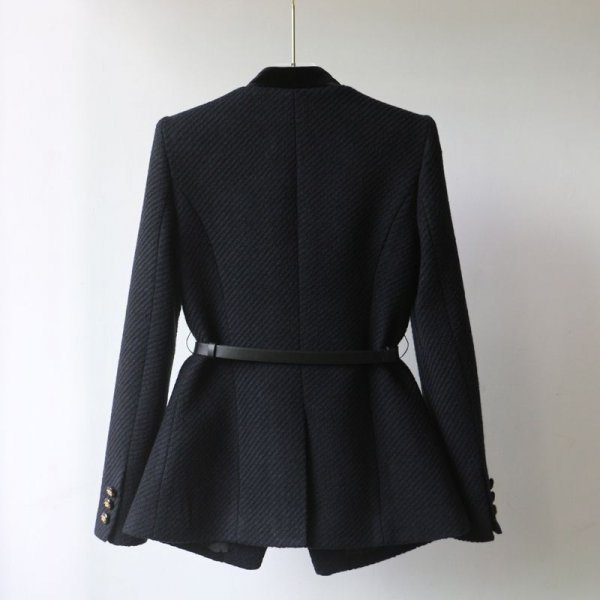 Mid-length Waist Slimming Overcoat Shoulder Women's Clothing