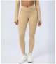 Cross Stitching Yoga Leggings Sports Workout Clothes Trousers