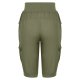 Women's Cropped Pants Cotton Linen Cargo Pocket Casual Pants