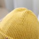 South Korea With The Same Paragraph Candy Color Expression Cloth Label Children's Knitted Hats